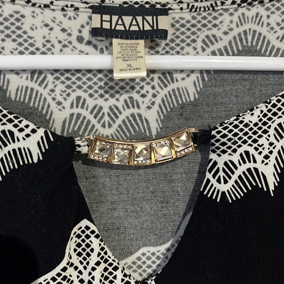 Long sleeve dress with jewels at front opening. From a smoke free home. - Picture 2 of 4